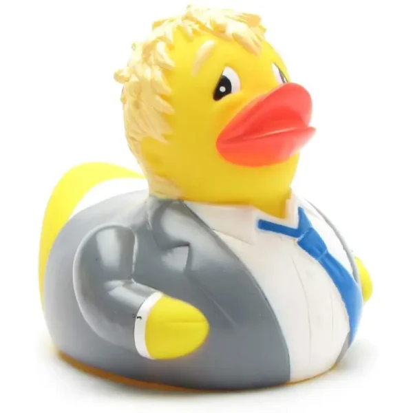 Boris Johnson Scruffy Hair Rubber Duck