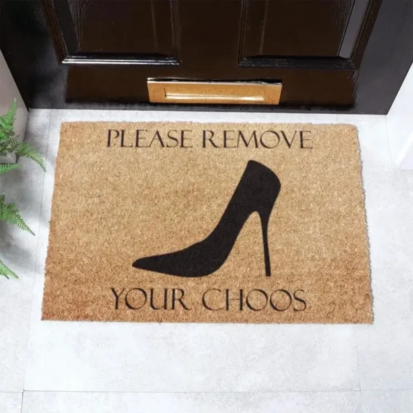 Please Remove Your Shoes Mat