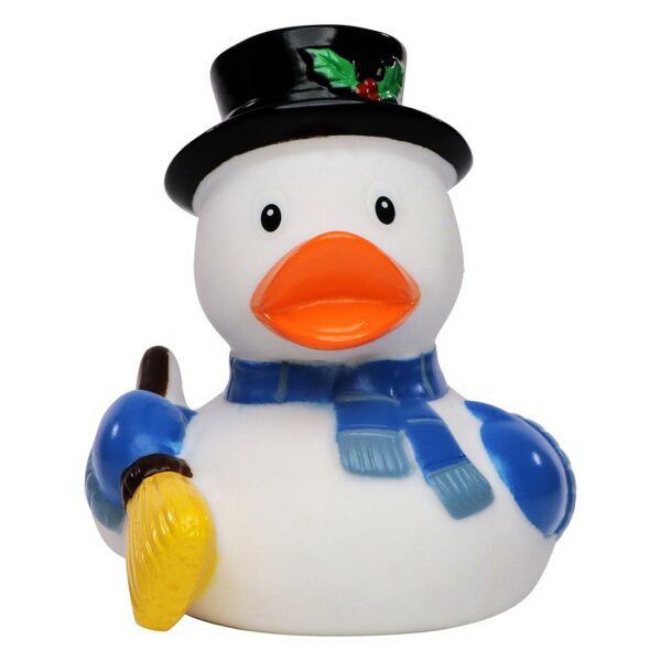 Snowman Squeaky Duck