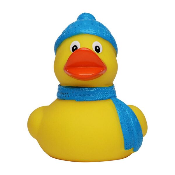 Squeaky Winter Rubber Duck