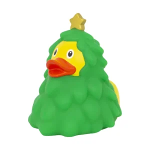 Christmas Tree Rubber Duck Green