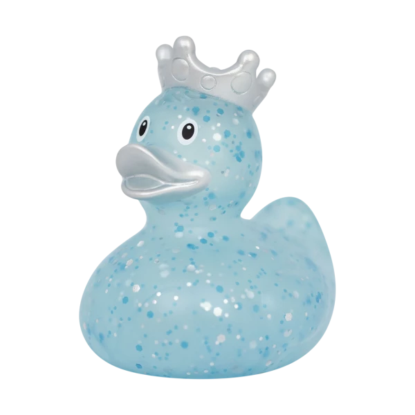 Blue Glitter Rubber Duck Crown