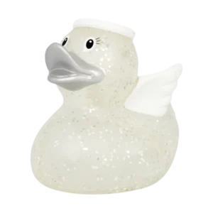 Glitter Angel Rubber Duck