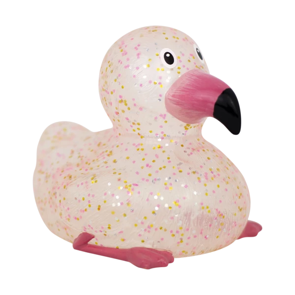 glitter Rubber Duck Flamingo