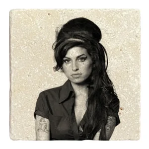 Amy Winehouse Stone Coaster