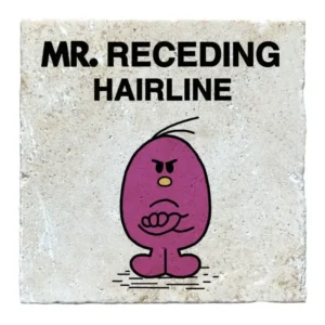 Mr Receding Hairline Stone Coaster
