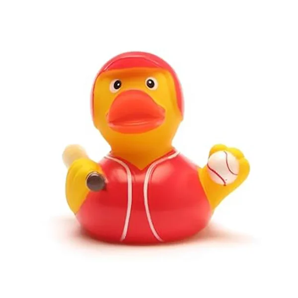 Baseball Player Rubber Duck