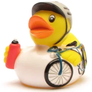 Cyclist Road Racer Rubber Duck