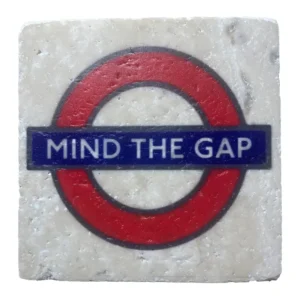 Mind The Gap Stone Coaster