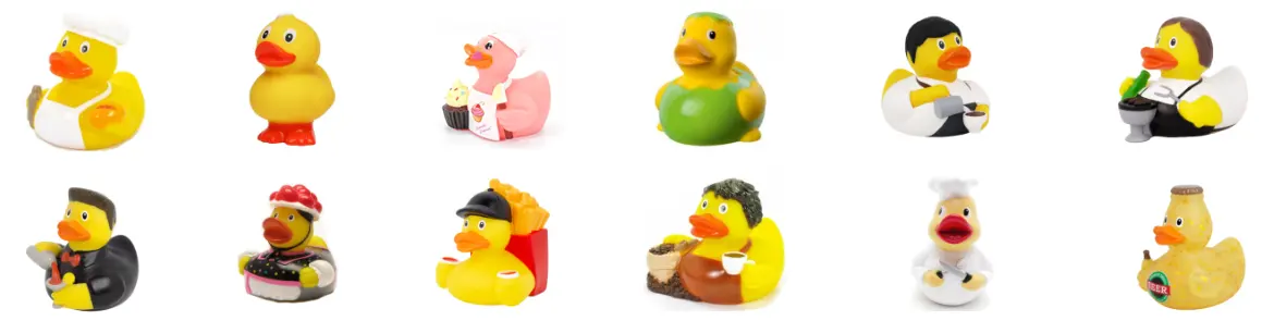 Food and Drink Rubber Ducks