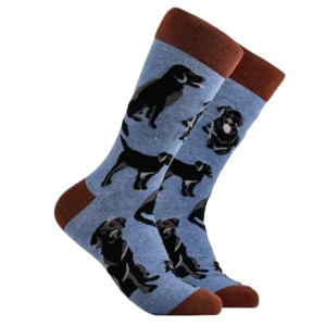 Black Lab dog Socks