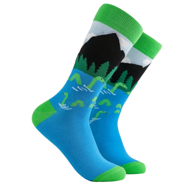 Loch Ness Monster Socks