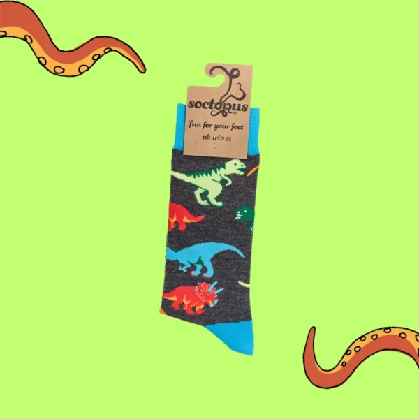 Soctopus Dinosaur Socks