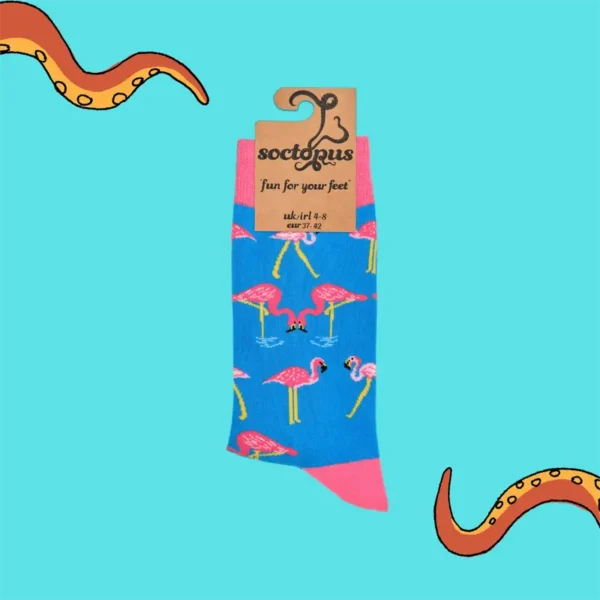 Soctopus Flamingo Socks