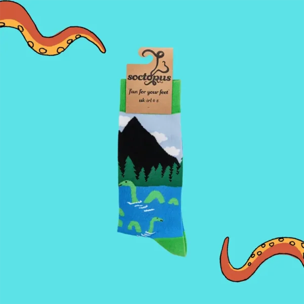 Soctopus Loch Ness Socks