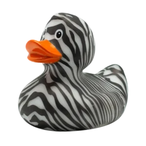 Zebra Rubber Duck