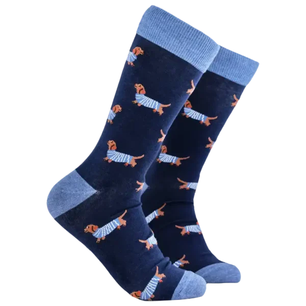 Hot Dippity Dog Socks