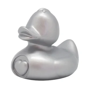 My Heart Silver Rubber Duck