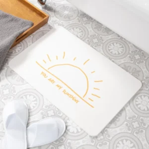 My Sunshine Stone Bath Mat