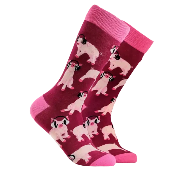 Pink Pig Socks