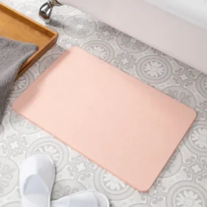 Pink Stone Bath Mat