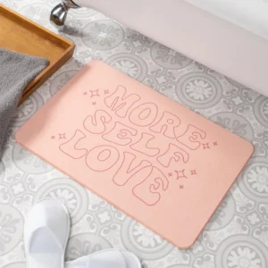 More Self Love Stone Bath Mat