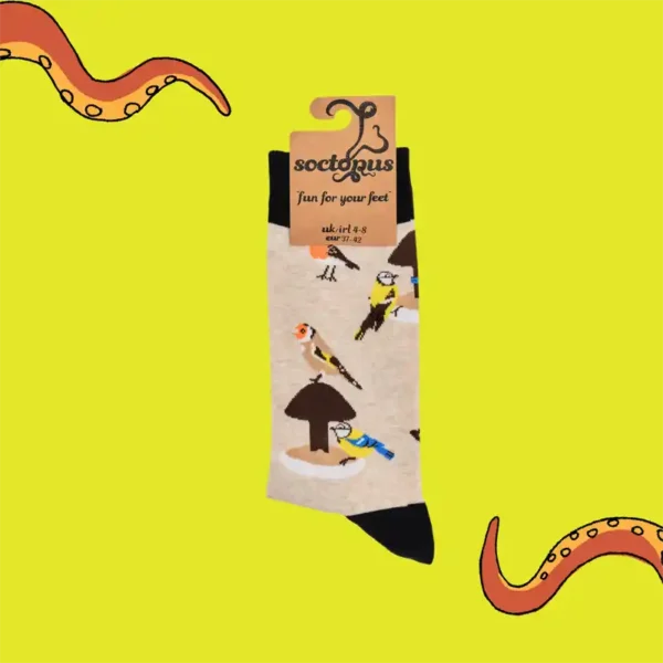 Soctopus Bird Socks