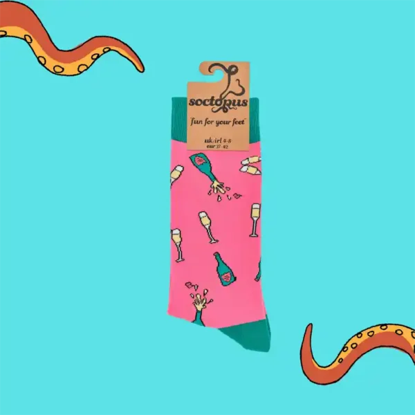 Soctopus Champagne Socks