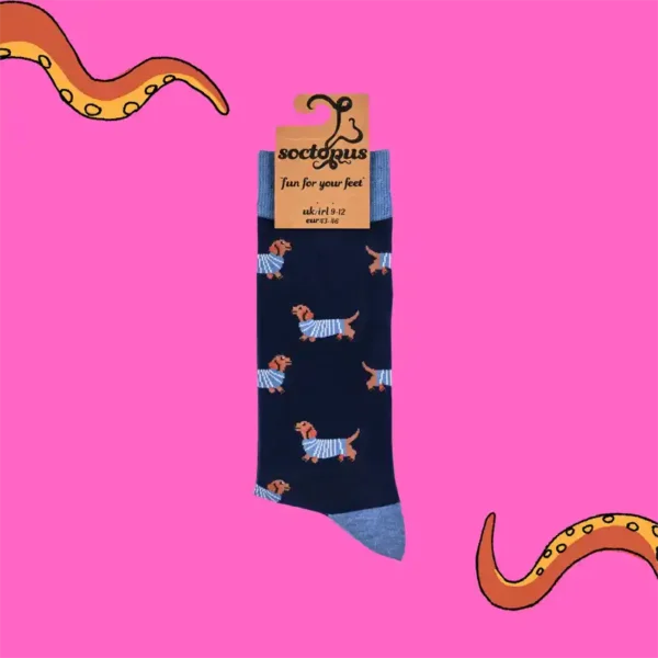 Soctopus Hot Dippity Dog Socks