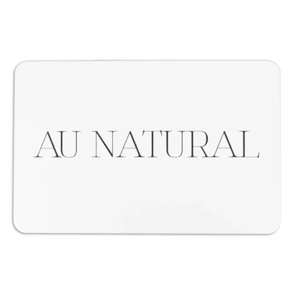 Stone Bath Mat Au Natural