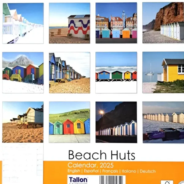 2025 Calendar Beach Huts