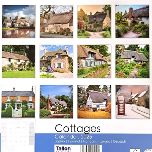 2025 Calendar Cottages