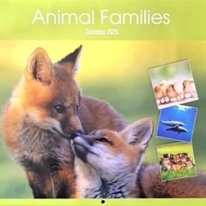 Animal Families Calendar 2025