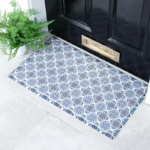 Blue Mosaic Doormat