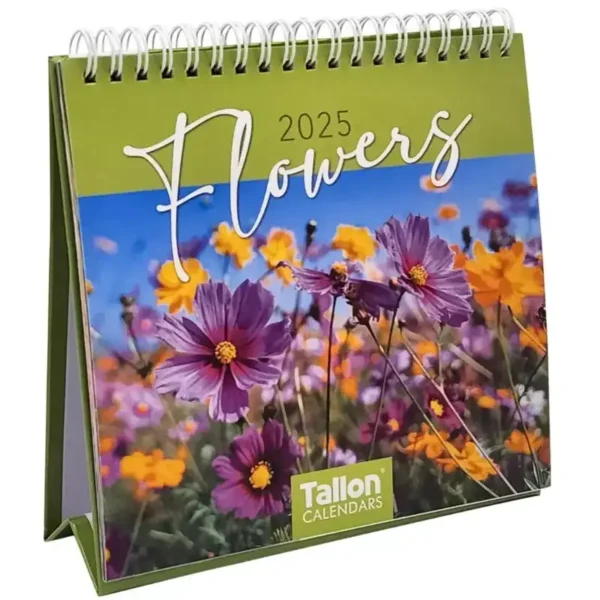 Desk Planner 2025 Flowers