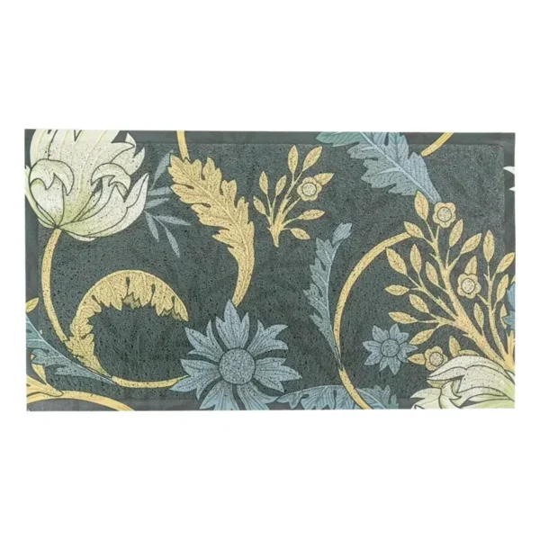 Doormat Blue Floral