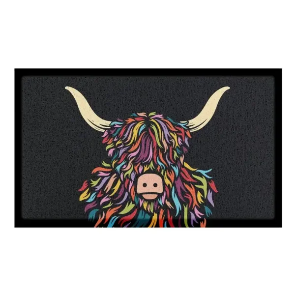 Doormat Highland Cow