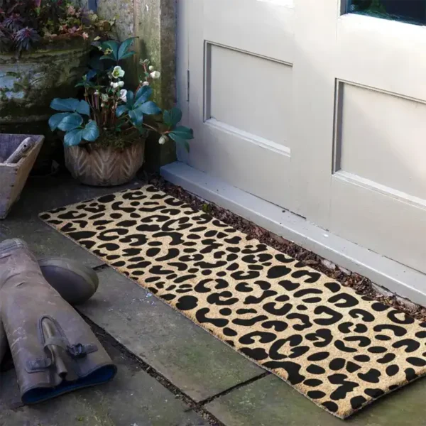 Double Doormat Leopard Print