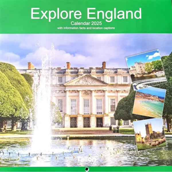 Explore England 2025 Calendar