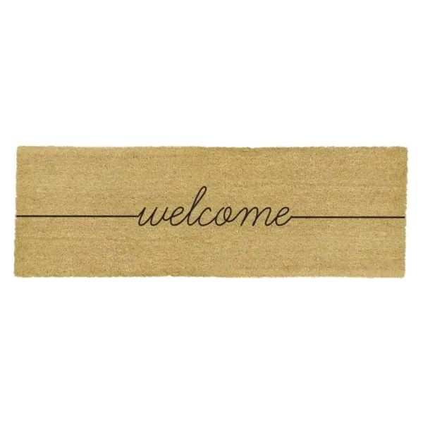 Patio Doormat Welcome Text