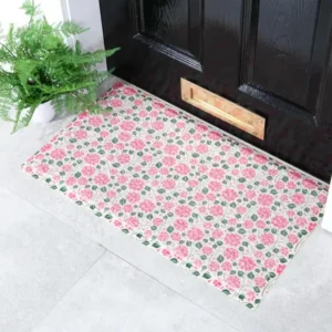 Pink Hydrangea Doormat