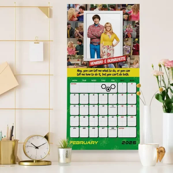 2025 Calendar Big Bang Theory