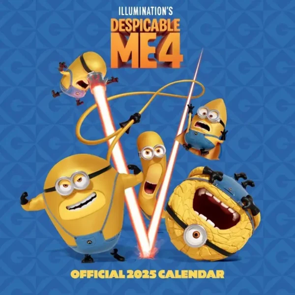 Despicable Me 4 Calendar 2025