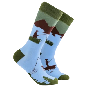 Fly Guy Fishing Socks