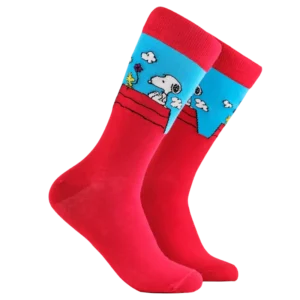 Snoopy and Woodstock Socks