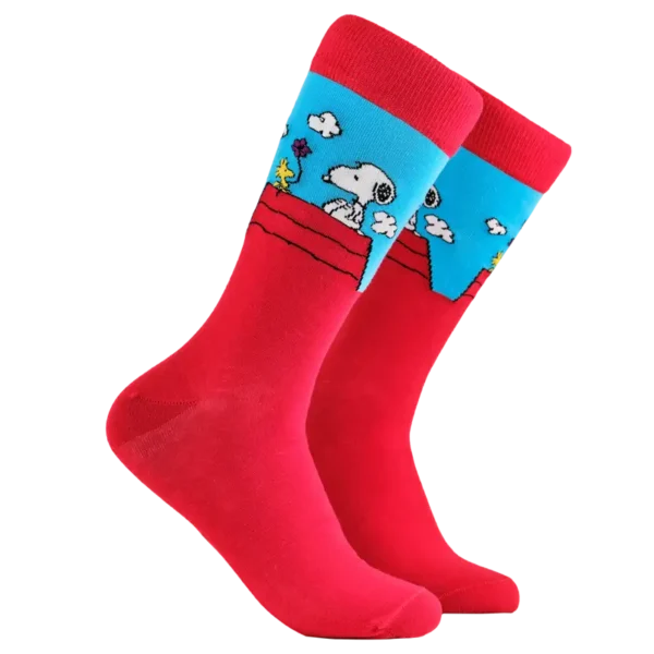 Snoopy and Woodstock Socks