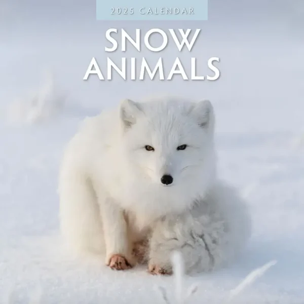 Snow Animals Calendar 2025