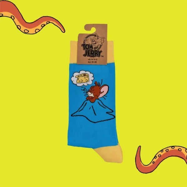 Soctopus Cheese Tom & Jerry Socks