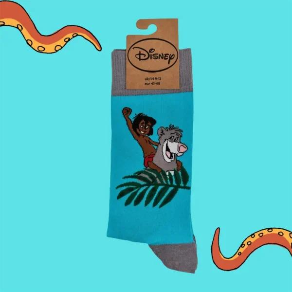 Soctopus Jungle Book Mowgli Baloo Socks