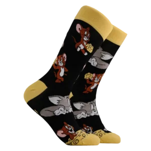 Tom and Jerry Cheese Socks